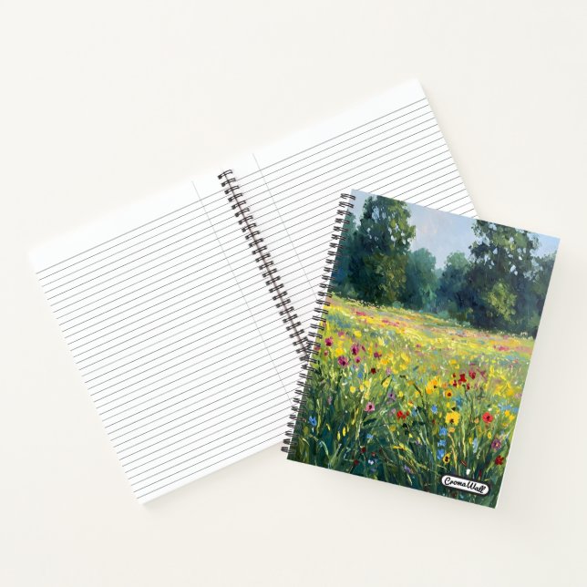 Carnet Flowered field (Intérieur)