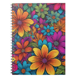 Carnet "Flowerpower" Art Spiral Notebook