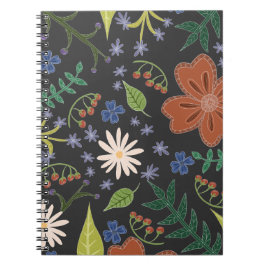 Carnet Flowers Boho Indie Hippie Aesthetic Original