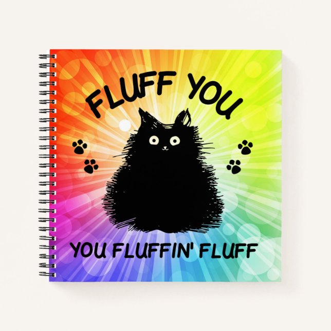 Carnet Fluffin Vous Fluffin Fluff Kitty Chat (Devant)