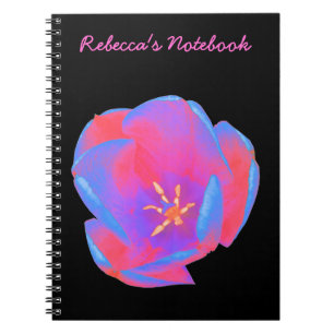 Carnet Fluorescent Tulip Customizable Notebook