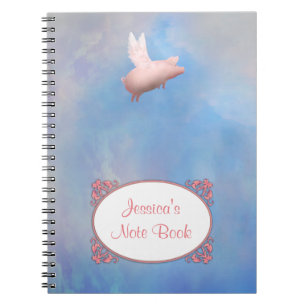 Carnet Flying Pig Note Book