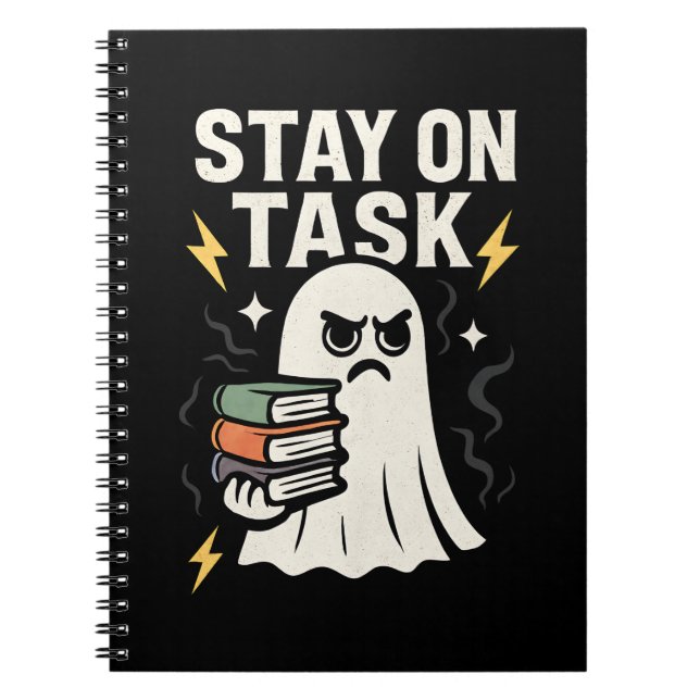 Carnet Focus Ghost - Halloween Retour à la conception de  (Devant)
