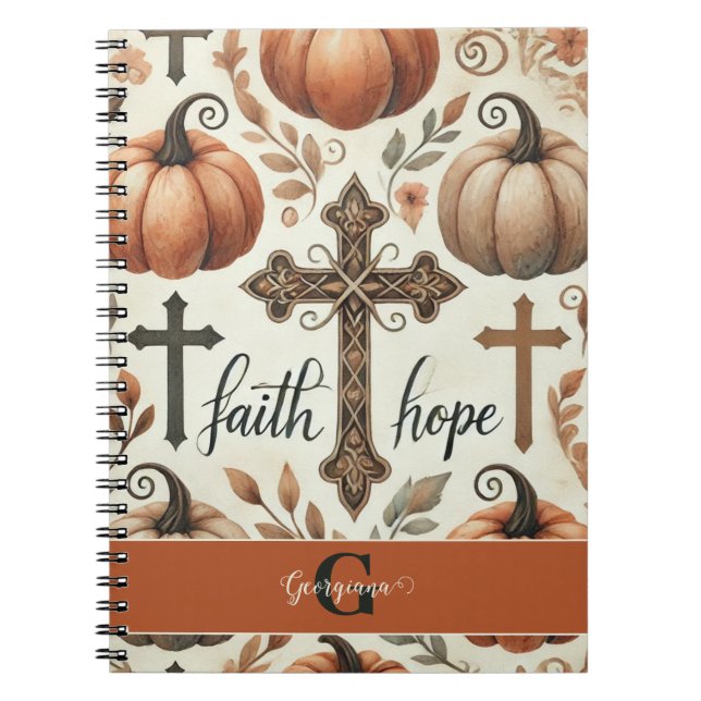 Carnet Foi personnalisée et espoir Christian Halloween (Devant)