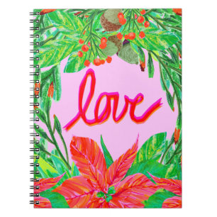 Carnet Foliage de Noël - Amour
