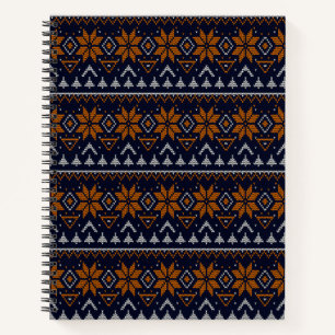 Carnet Folk traditionnel tribal abstrait ornemental patte