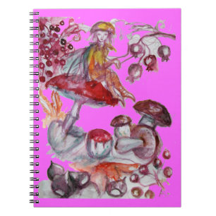 Carnet FOLLET MAGIQUE DE CHAMPIGNONS Imaginaire Floral ro
