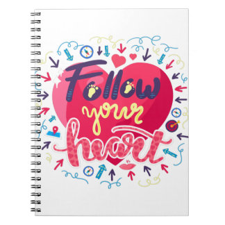 Carnet Follow Your Heart, Our actions build our world,