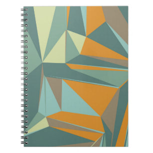 Carnet Fond abstrait avec triangles colorésabstrac