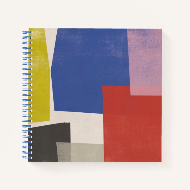 Carnet Foolscap - Colorblocs modernes (Devant)