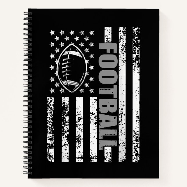 Carnet Football américain du drapeau (Devant)