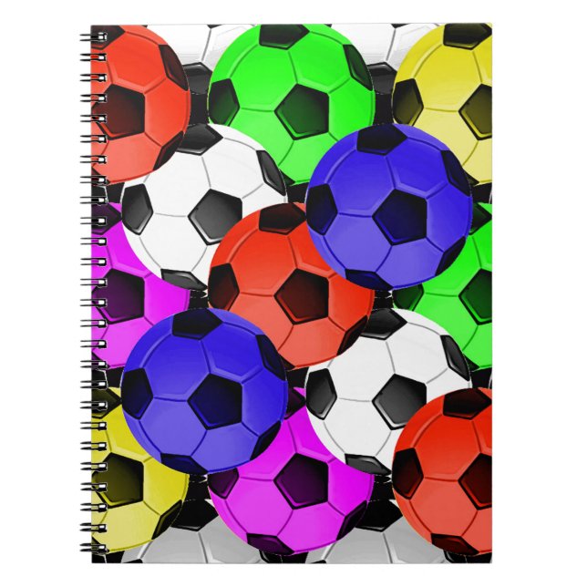 Carnet Football américain multicolore (Devant)