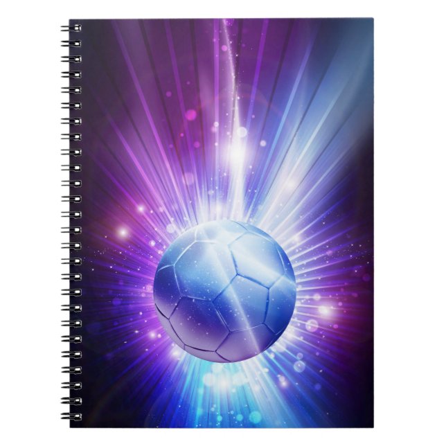 Carnet Football de football brillant (Devant)