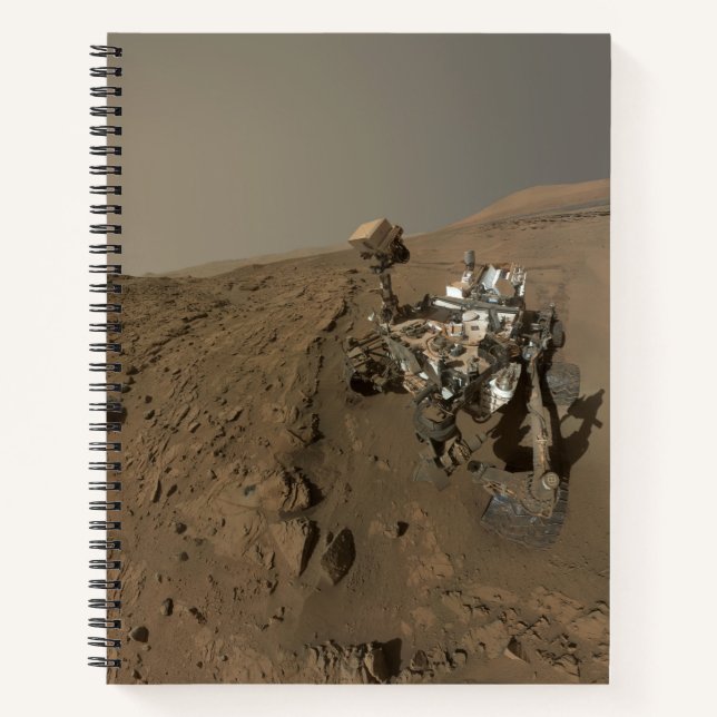Carnet Forage Mars Curiosity Red Martian Paysage (Devant)