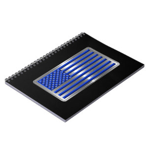 Carnet Forces armées et police USA Flag Hommage