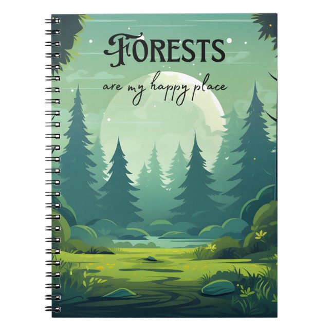 Carnet Forests Are My Happy Place (Devant)