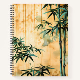 Carnet Forêt de bambou botanique zen de la nature