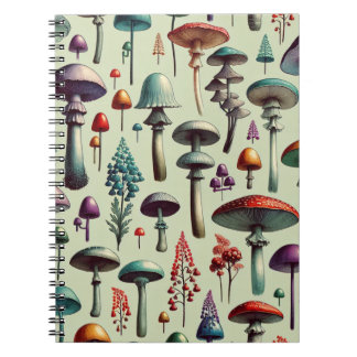 Carnet Forêt de champignons