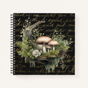 Carnet Forêt de champignons enchantée