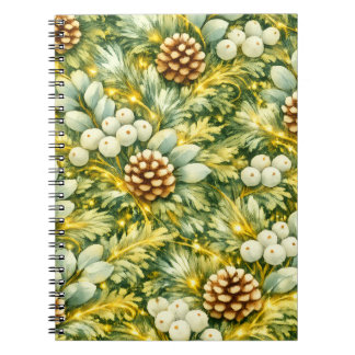 Carnet Forêt de conifères enneigée