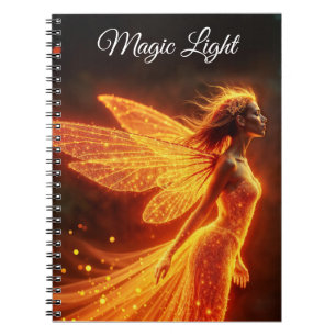 Carnet Forêt élégante pixie mignonne feu princesse lumine