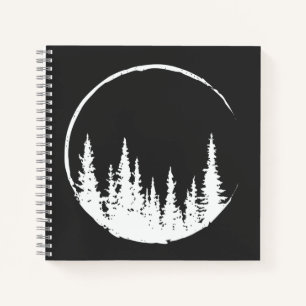 Carnet Forêt Florale Arbre Arbre Aimant Forêt Arbre