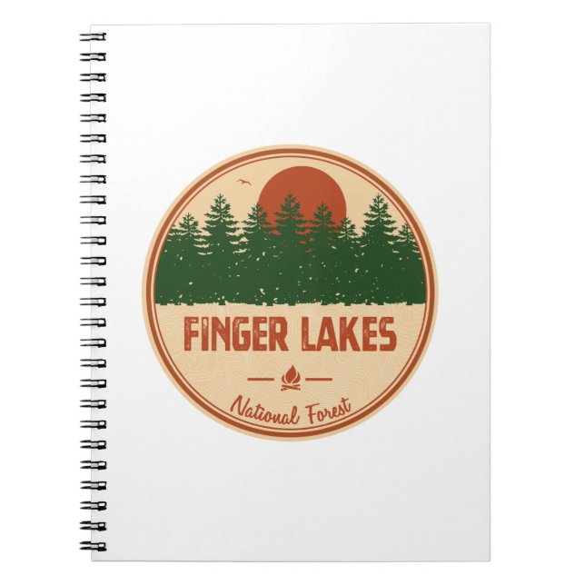 Carnet Forêt nationale de Finger Lakes (Devant)