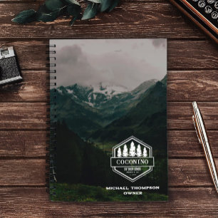 Carnet Forêt rustique Masculine Montagnes à l'extérieur