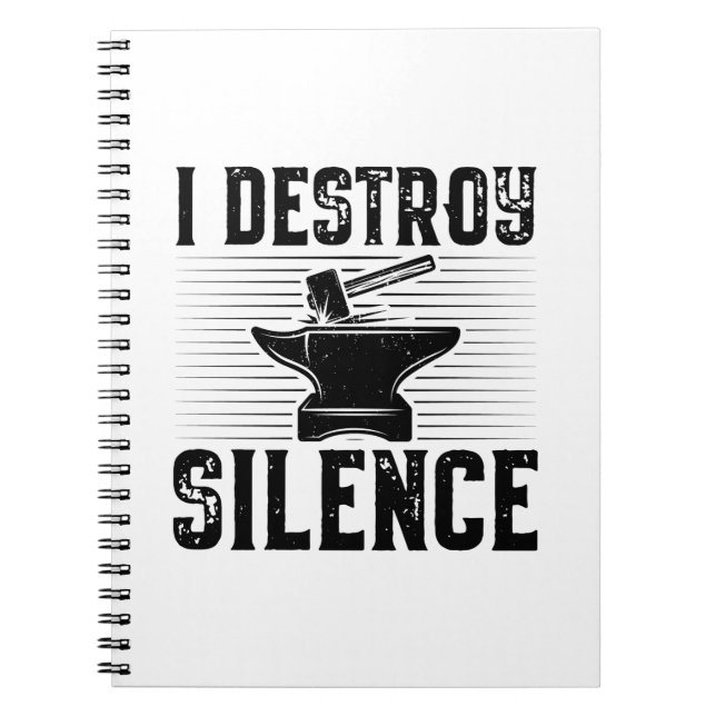 Carnet Forging Gift | Blacksmith Blacksmier Anvil (Devant)