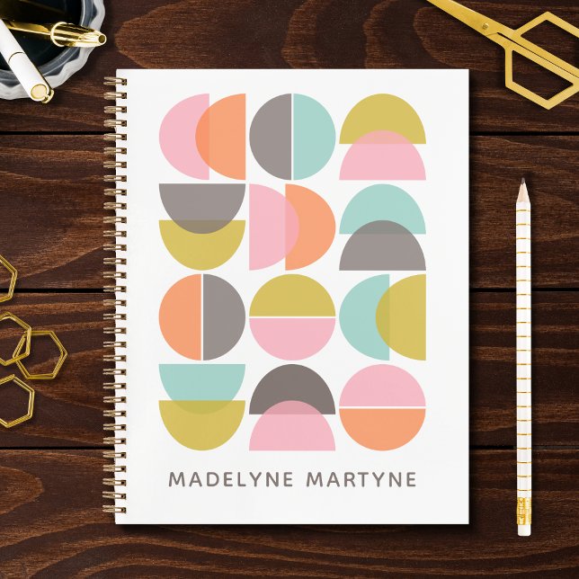 Carnet Formes Abstraites géométriques du milieu du siècle (Créateur téléchargé)