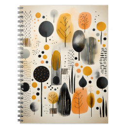 Carnet Formes de composition géométrique scandinave uniqu