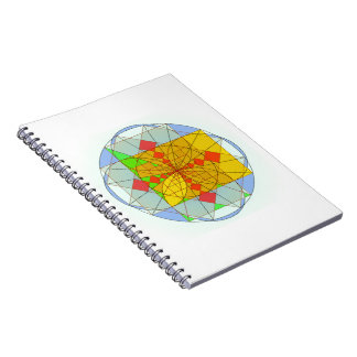 Carnet Formes d'or de rectangle