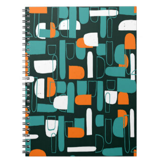 Carnet Formes géométriques Abstraites, Style Vintage.