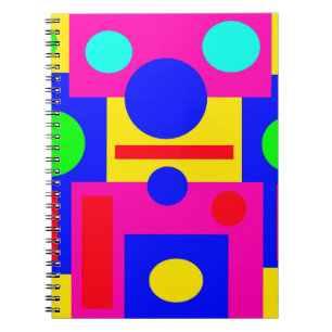 Carnet Formes géométriques colorées