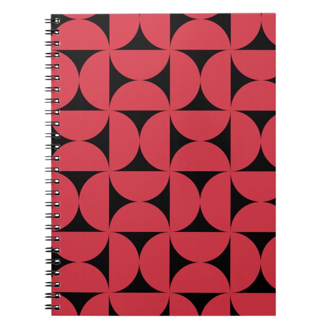 Carnet Formes Géométriques Élégantes Motif En Couleurs Ro (Devant)