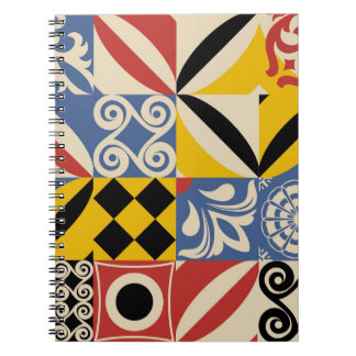 Carnet Formes géométriques rétro : azulejos.