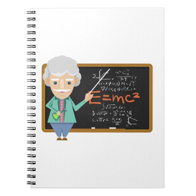 Carnet Formule EMC2 du professeur de sciences (Devant)