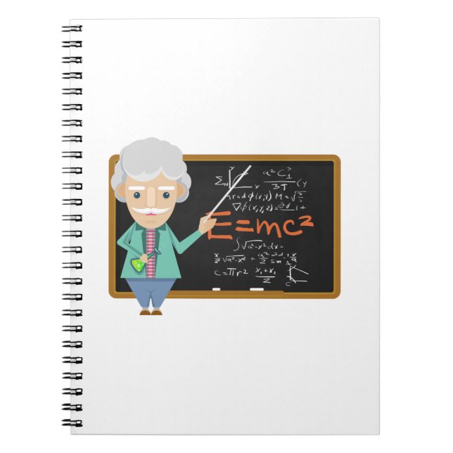 Carnet Formule EMC2 du professeur de sciences (Devant)