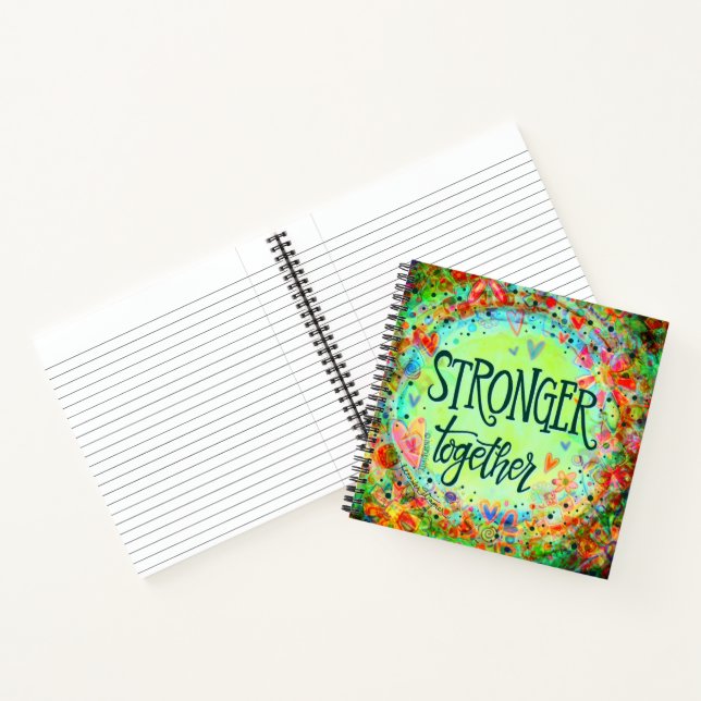 Carnet Forte Ensemble Floral Green Fun Inspiriity (Intérieur)