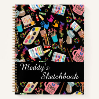 Carnet Fournitures d'art tendance Design pour artistes