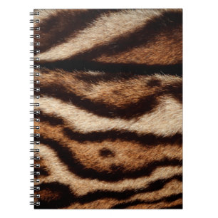 Carnet fourrure de léopard obscurci