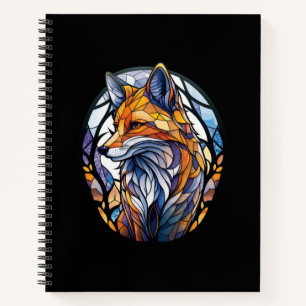 Carnet Fox Animal Portrait Verre tendu Faune Extérieur