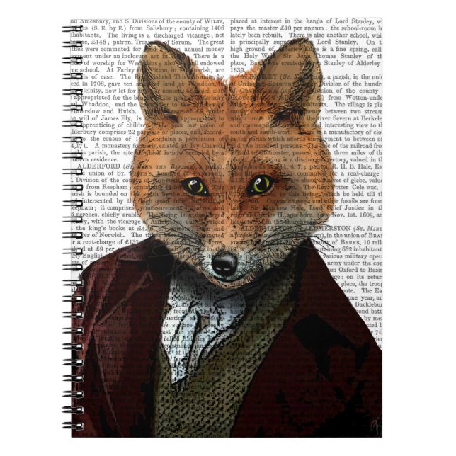 Carnet Fox Portrait 2 (Devant)