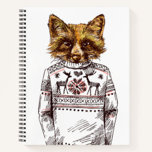 Carnet Foxy habillé Fox