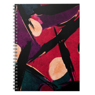 Carnet fragment de peinture moderne acrylique Abstrait. C