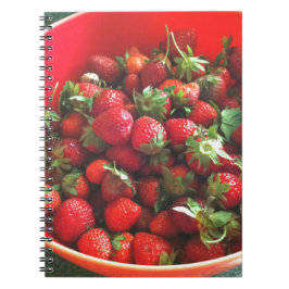 Carnet Fraises, fruits rouges