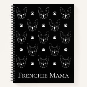 Carnet Français Bulldog Frenchie Motif personnalisé Noi