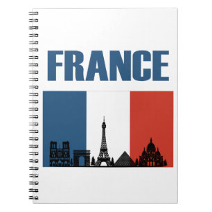 Carnet France Travel - Paris City Skyline Pavillon França