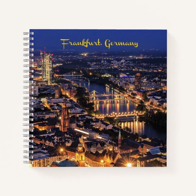 Carnet Francfort, Allemagne à Twilight (Devant)