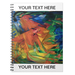 Carnet Franz Marc Animaux dans un paysage personnalisé